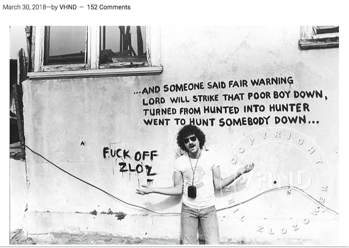 Neil Zlozower Wall with Fair Warning Lyrics